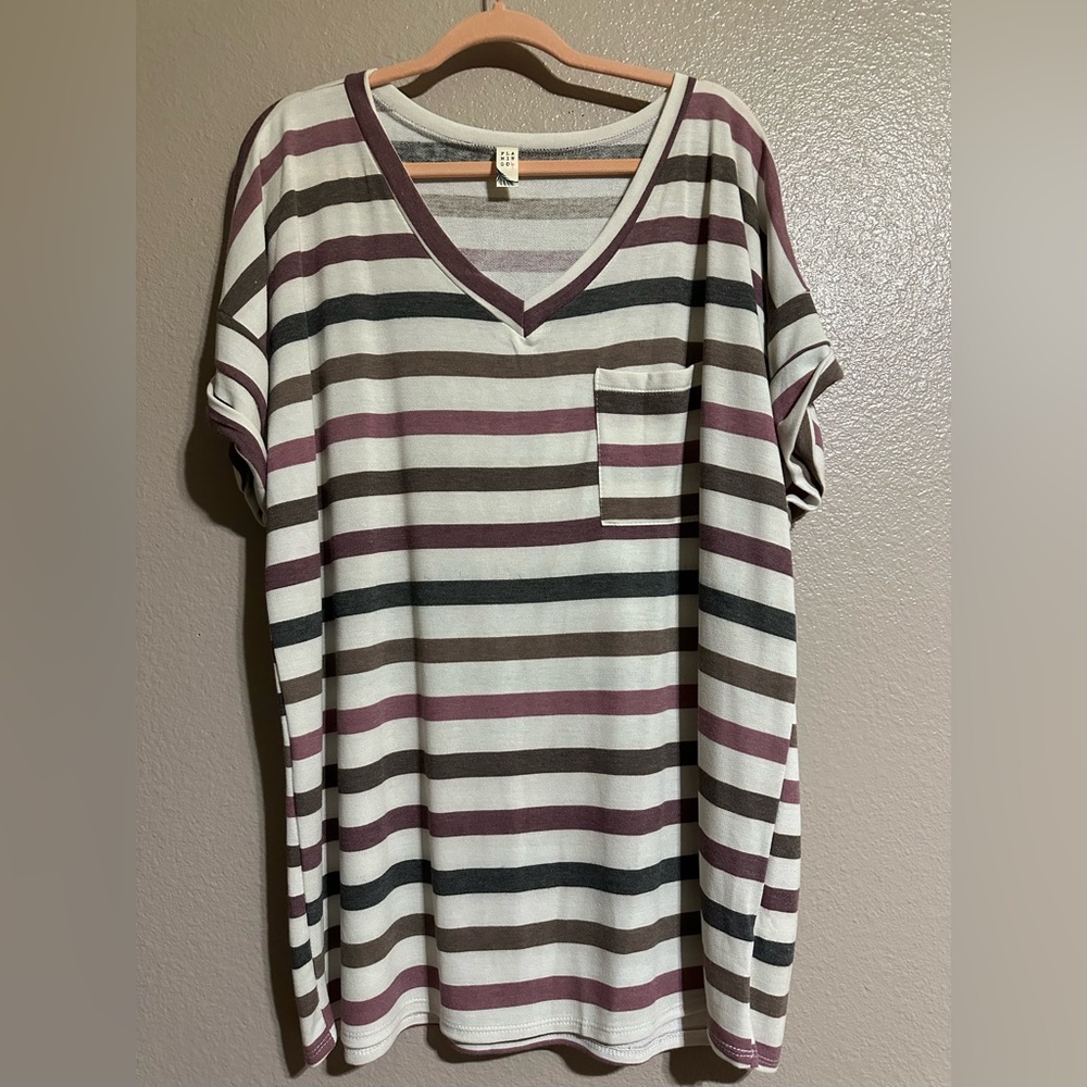 Flamingo top 3xl NWOT